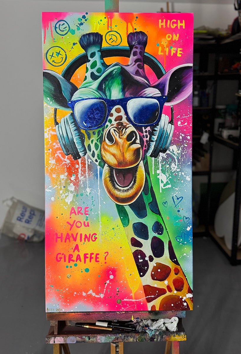 Are You Having A Giraffe - Original Becky Smith Original