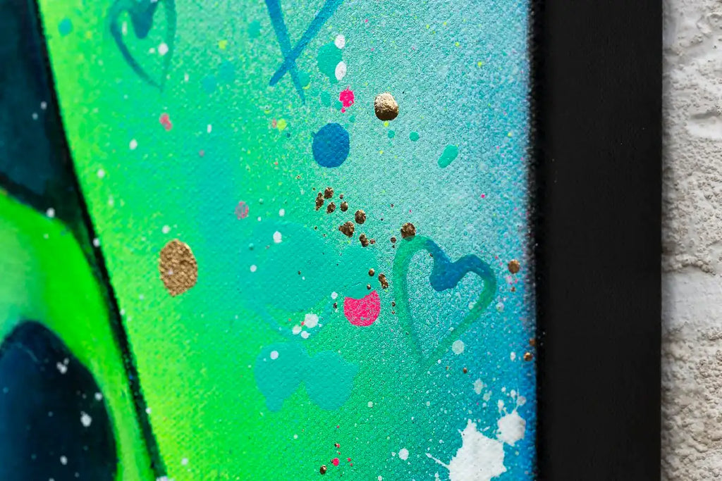 Are You Having A Giraffe - Original - SOLD by artist Becky Smith - Wyecliffe Galleries