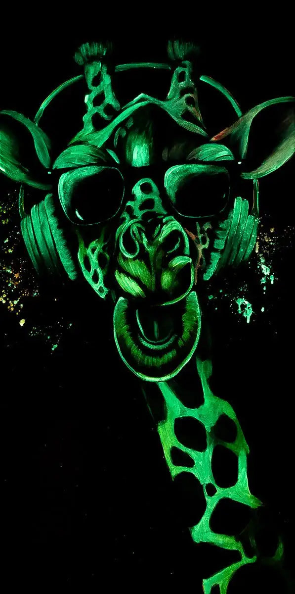 Are You Having A Giraffe - Original - SOLD by artist Becky Smith - Wyecliffe Galleries