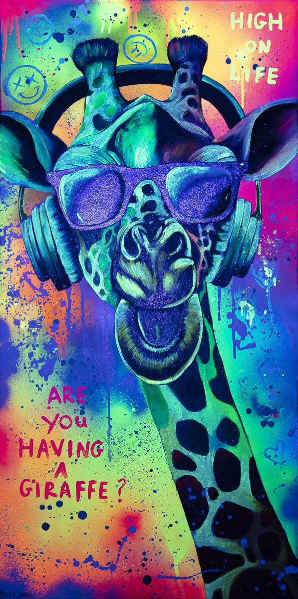 Are You Having A Giraffe - Original Becky Smith Original