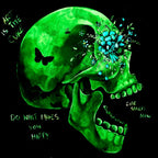 Art Is The Cure - Original - SOLD by artist Becky Smith - Wyecliffe Galleries