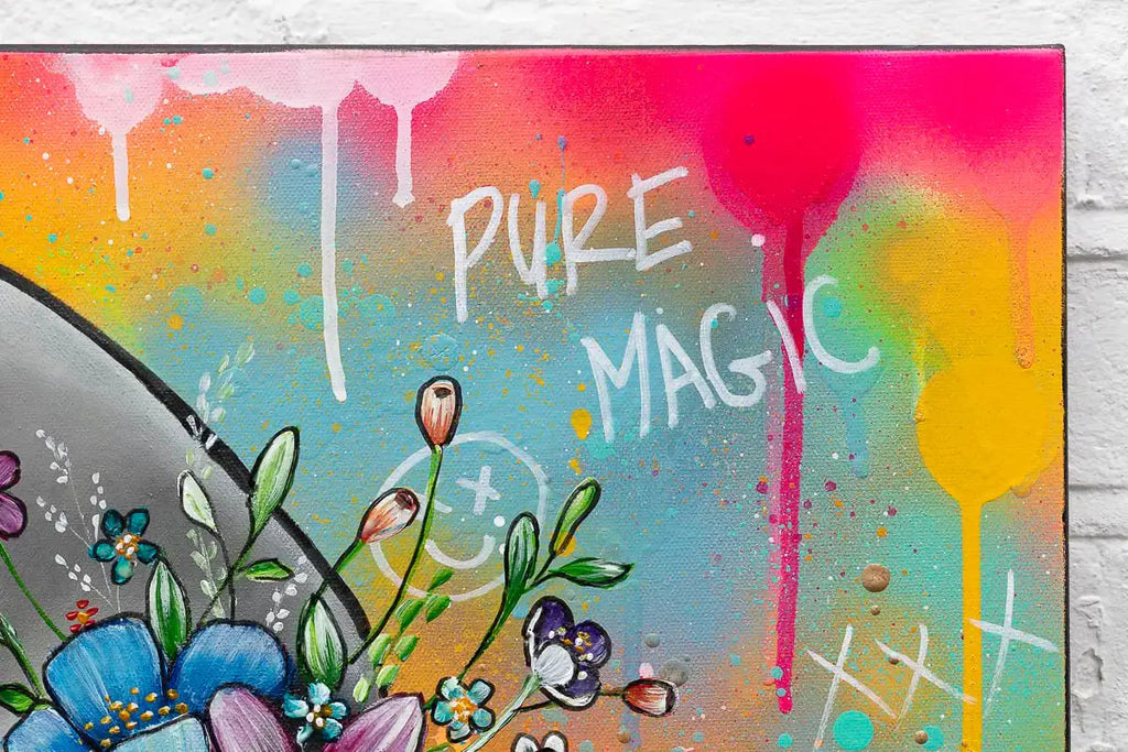 Art Is The Cure - Original - SOLD by artist Becky Smith - Wyecliffe Galleries