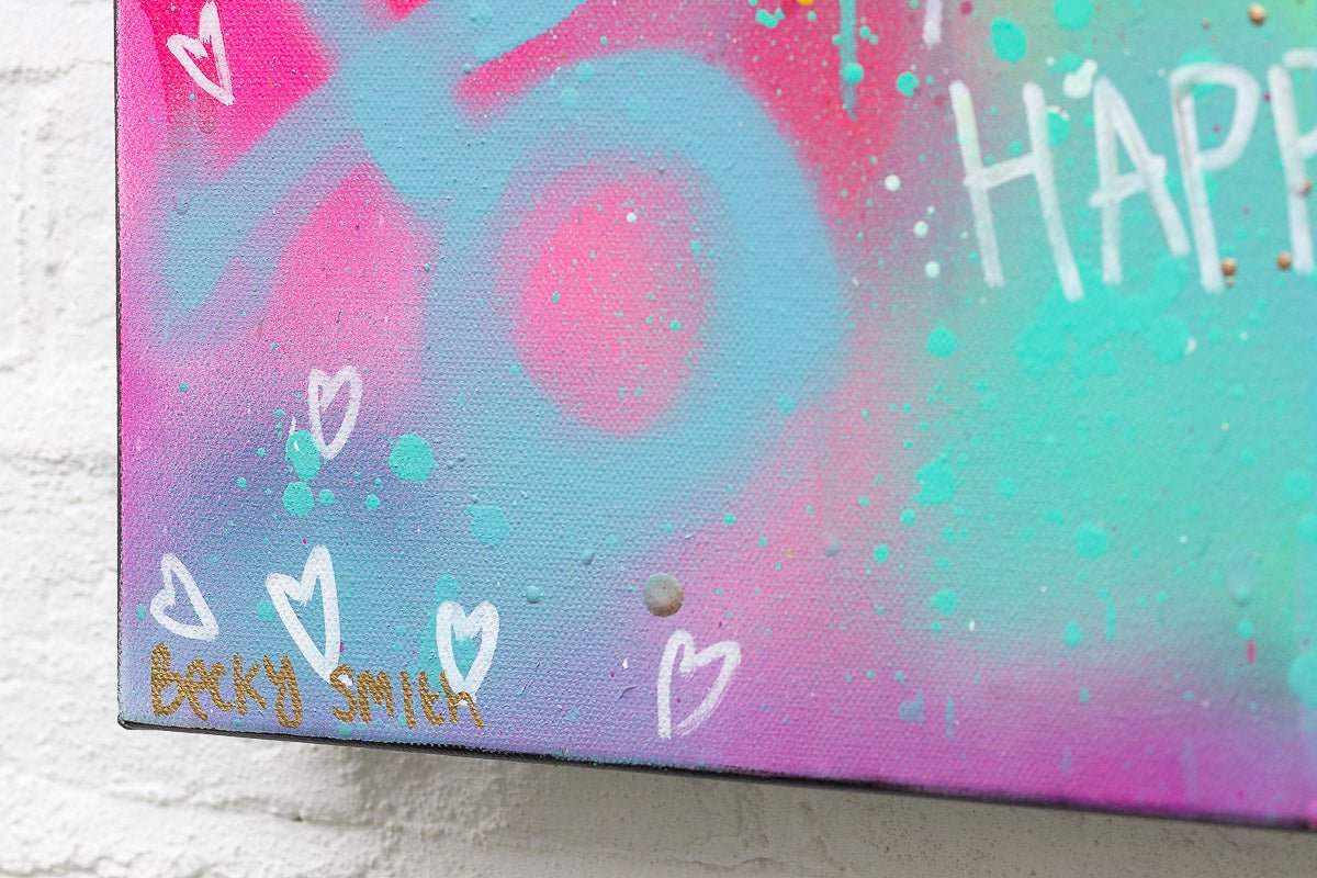 Art Is The Cure - Original - SOLD by artist Becky Smith - Wyecliffe Galleries