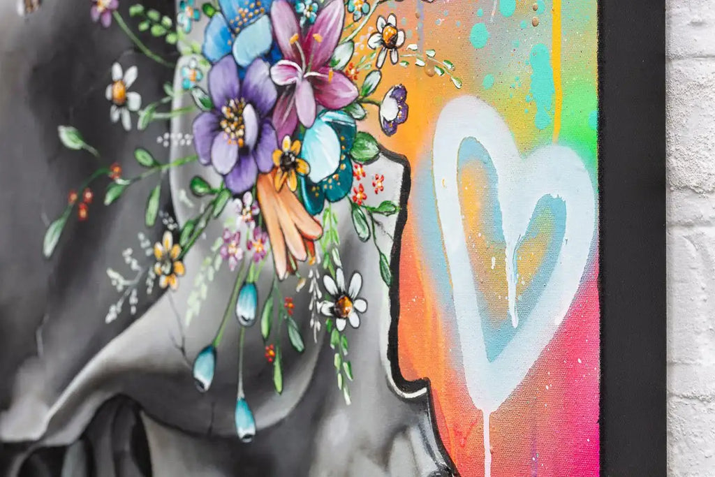 Art Is The Cure - Original - SOLD by artist Becky Smith - Wyecliffe Galleries