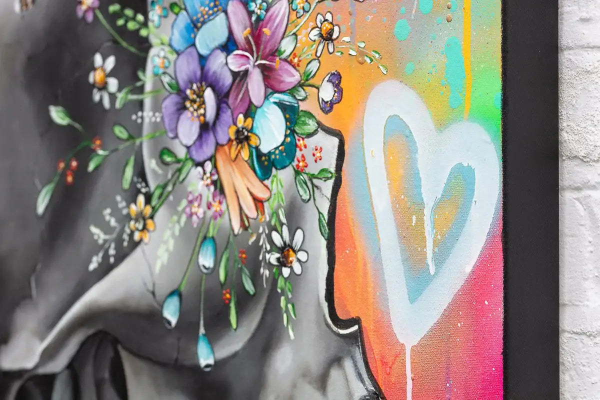 Art Is The Cure - Original - SOLD by artist Becky Smith - Wyecliffe Galleries