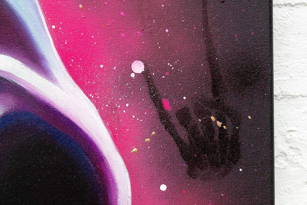 Bad To The Bone - Original - SOLD by artist Becky Smith - Wyecliffe Galleries