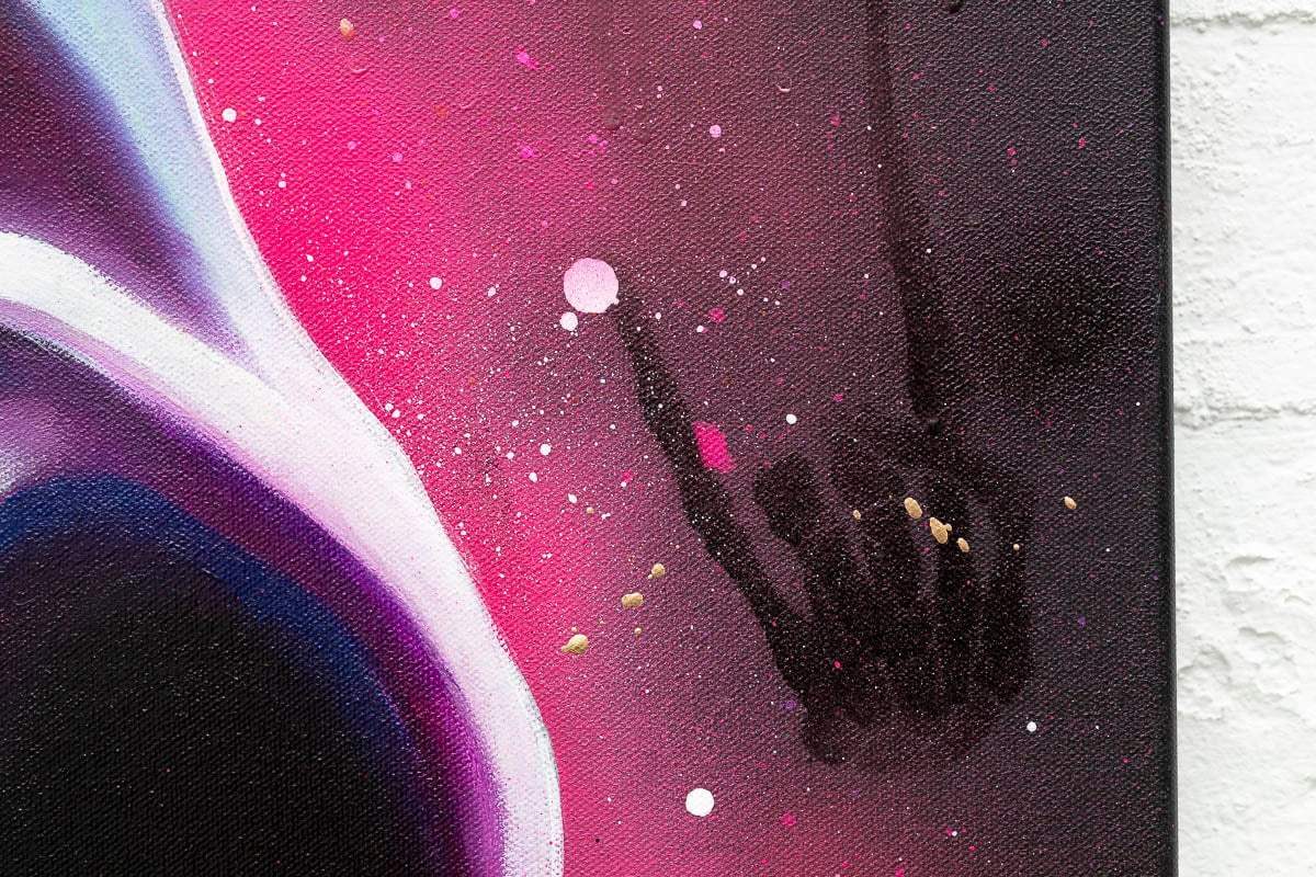 Bad To The Bone - Original - SOLD by artist Becky Smith - Wyecliffe Galleries