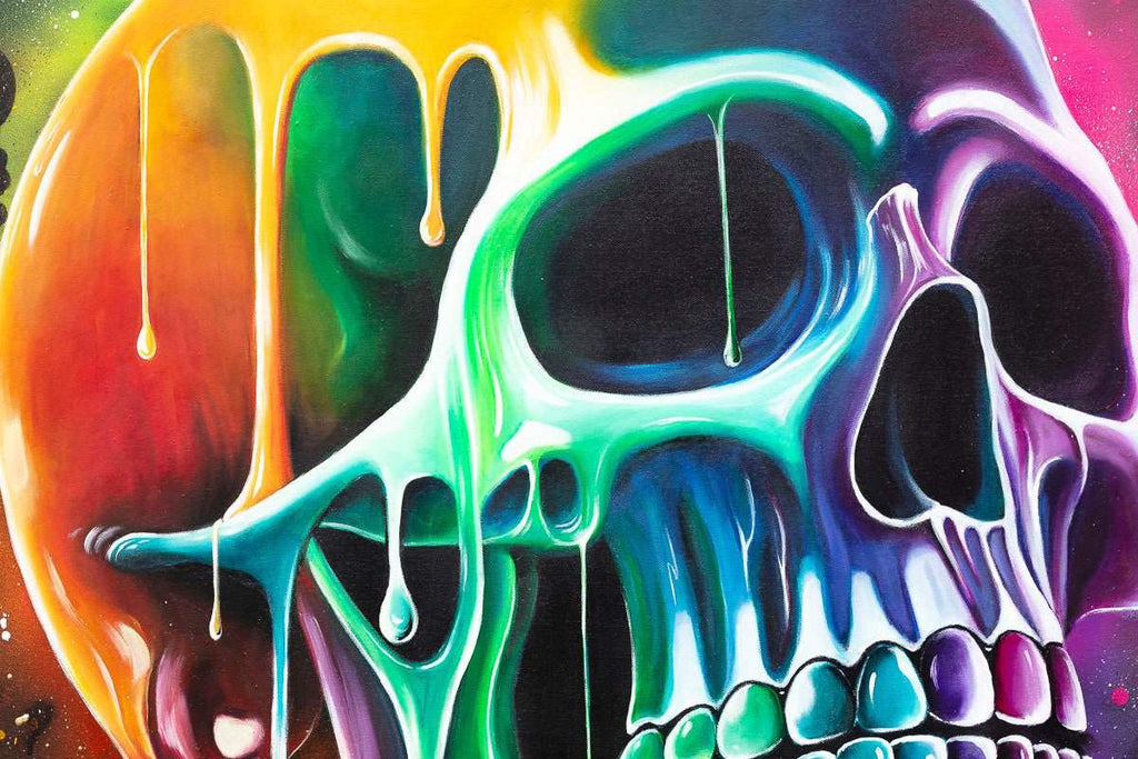 Bad To The Bone - Original - SOLD by artist Becky Smith - Wyecliffe Galleries