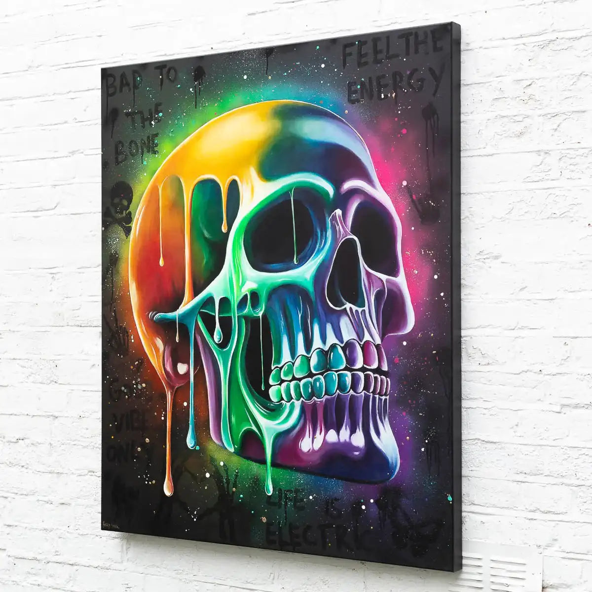 Bad To The Bone - Original - SOLD by artist Becky Smith - Wyecliffe Galleries