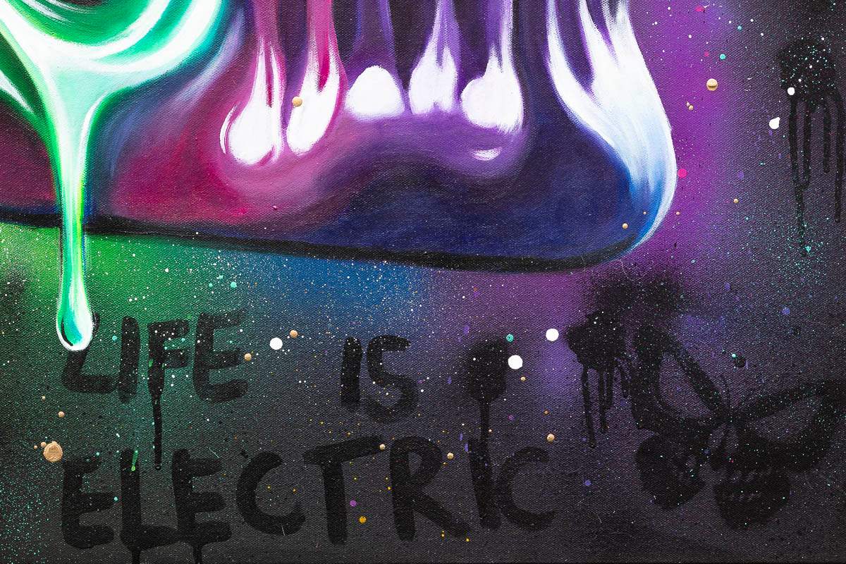 Bad To The Bone - Original - SOLD by artist Becky Smith - Wyecliffe Galleries