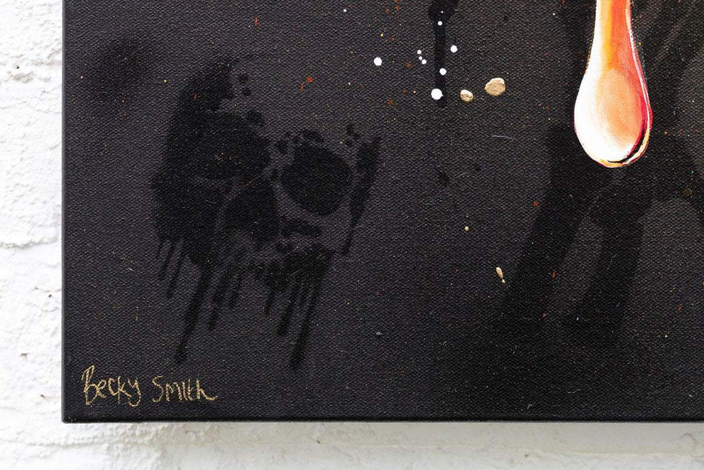 Bad To The Bone - Original - SOLD by artist Becky Smith - Wyecliffe Galleries