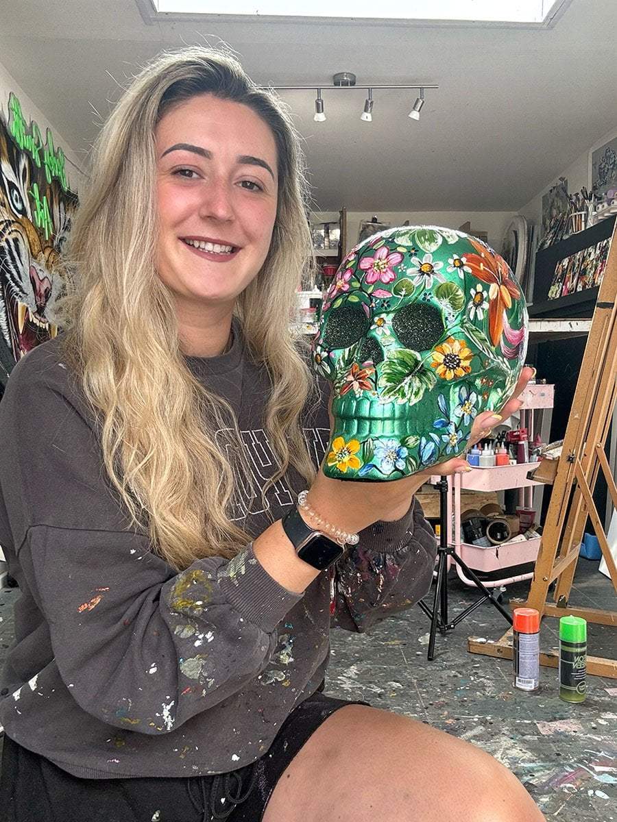 Beauty In Bloom - Original Sculpture - SOLD by artist Becky Smith - Wyecliffe Galleries