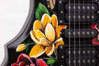 Beauty In The Music - Original Hand Painted Guitar by artist Becky Smith - Wyecliffe Galleries