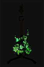 Beauty In The Music - Original Hand Painted Guitar by artist Becky Smith - Wyecliffe Galleries