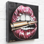 Bite The Bullet - Original - SOLD by artist Becky Smith - Wyecliffe Galleries