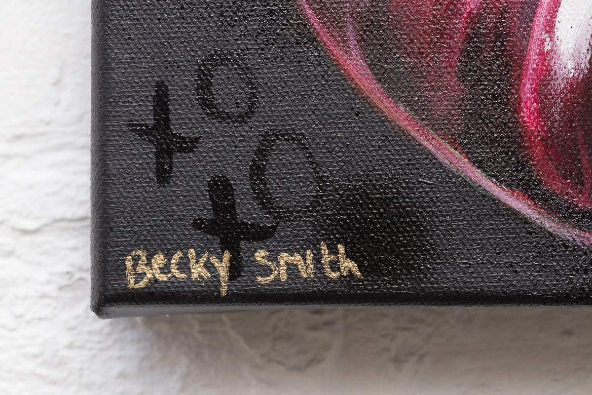 Bite The Bullet - Original - SOLD by artist Becky Smith - Wyecliffe Galleries