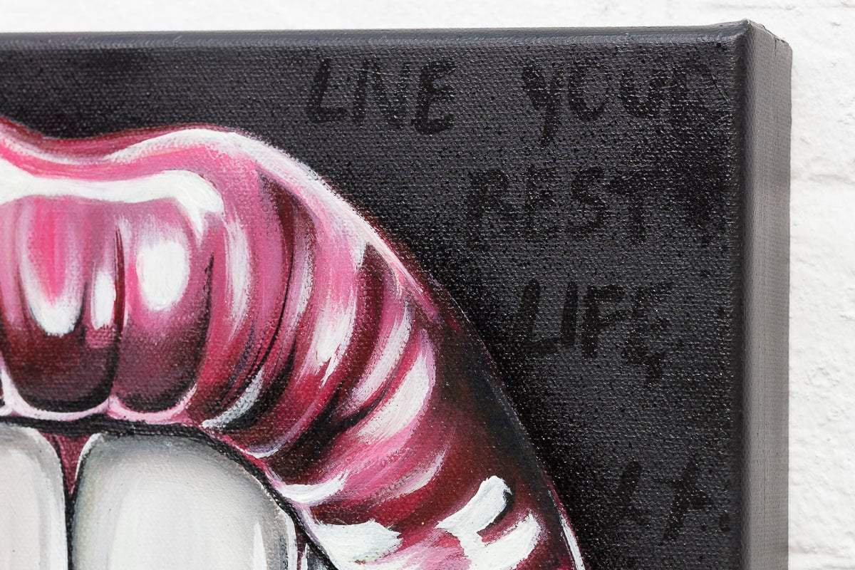 Bite The Bullet - Original - SOLD by artist Becky Smith - Wyecliffe Galleries