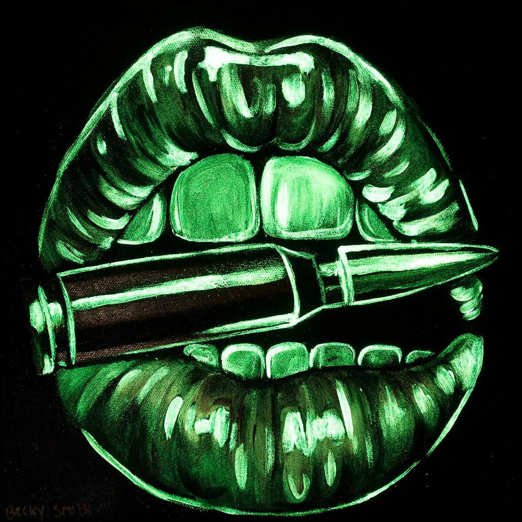 Bite The Bullet - Original - SOLD by artist Becky Smith - Wyecliffe Galleries