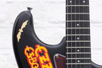Black Sabbath - Original Hand Painted Guitar by artist Becky Smith - Wyecliffe Galleries