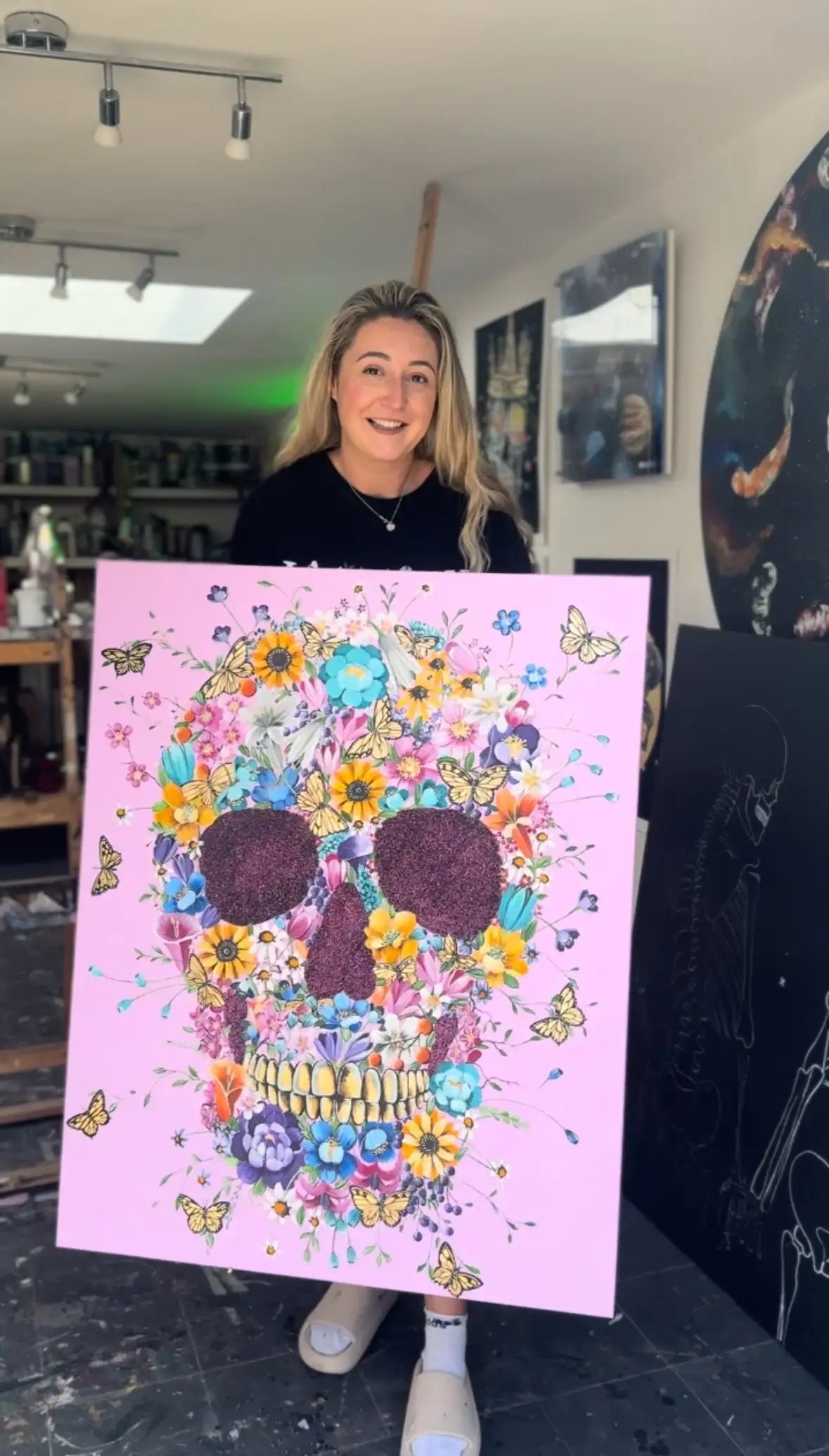 Blossoming Thoughts - Original - SOLD by artist Becky Smith - Wyecliffe Galleries