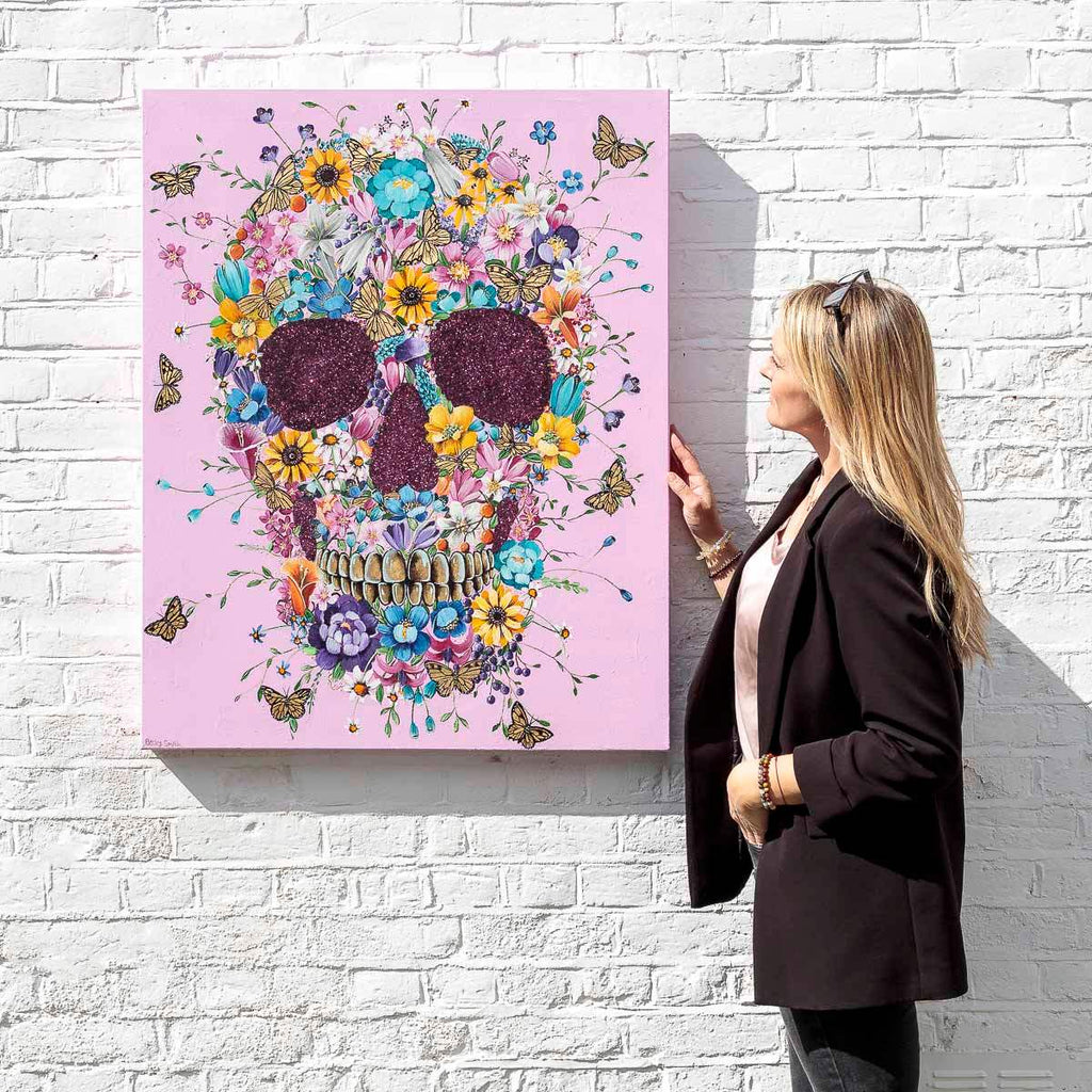 Blossoming Thoughts - Original - SOLD by artist Becky Smith - Wyecliffe Galleries