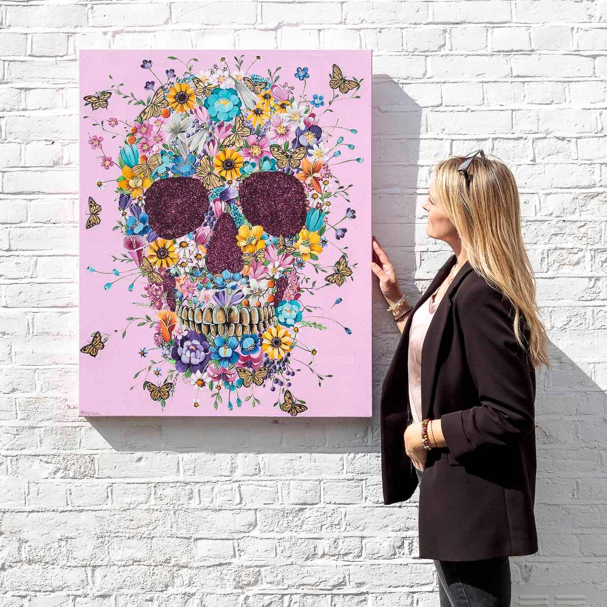 Blossoming Thoughts - Original - SOLD by artist Becky Smith - Wyecliffe Galleries