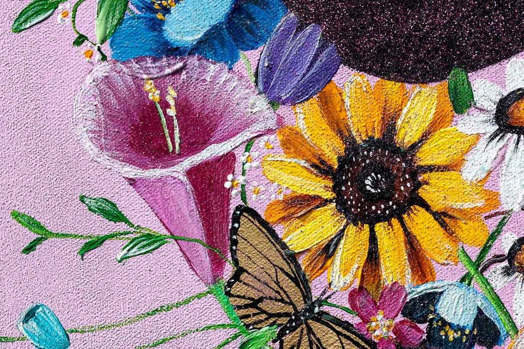 Blossoming Thoughts - Original - SOLD by artist Becky Smith - Wyecliffe Galleries