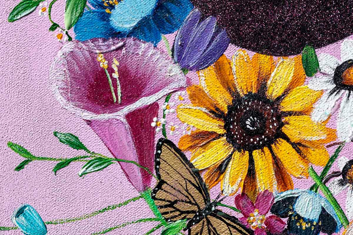 Blossoming Thoughts - Original - SOLD by artist Becky Smith - Wyecliffe Galleries