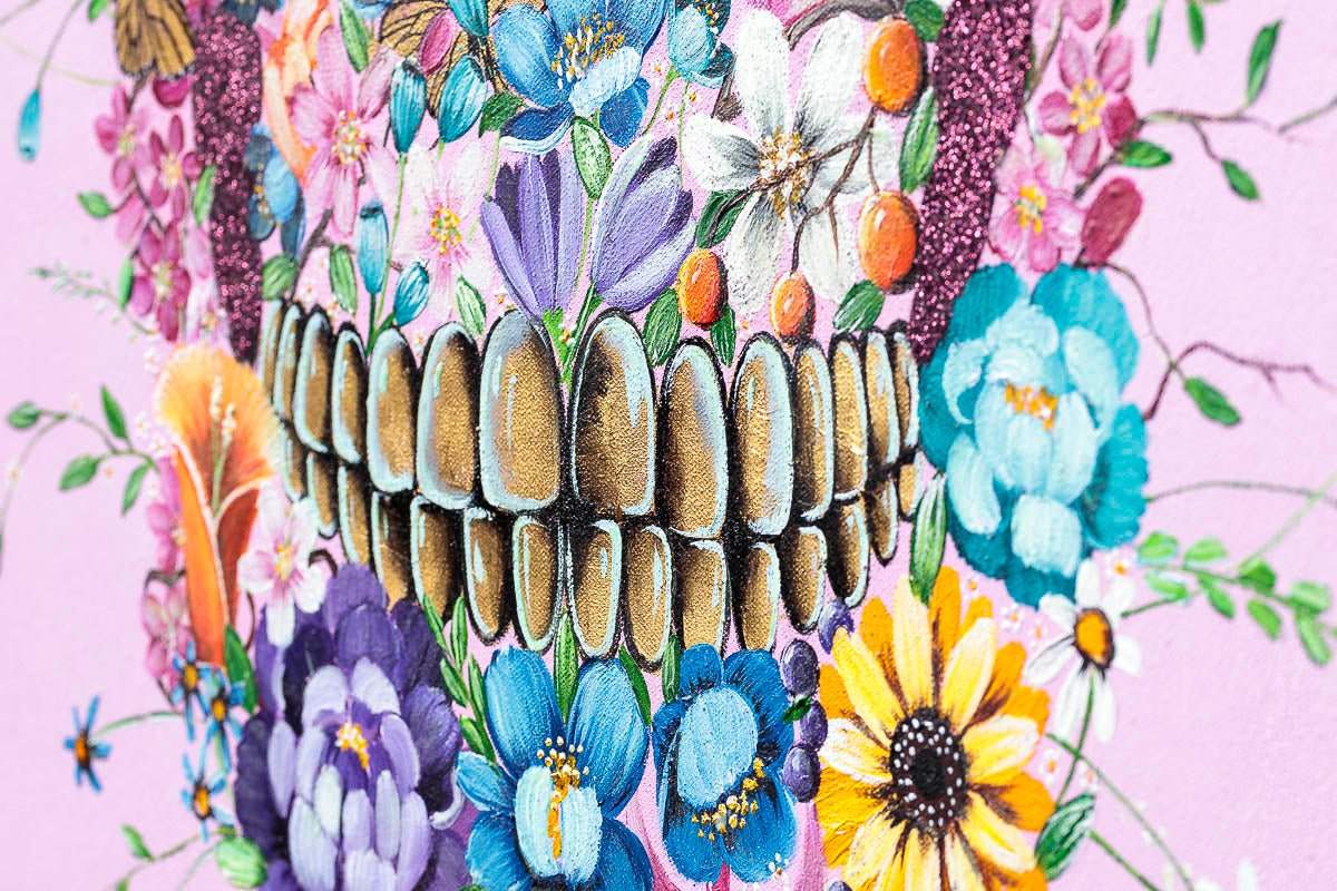 Blossoming Thoughts - Original - SOLD by artist Becky Smith - Wyecliffe Galleries