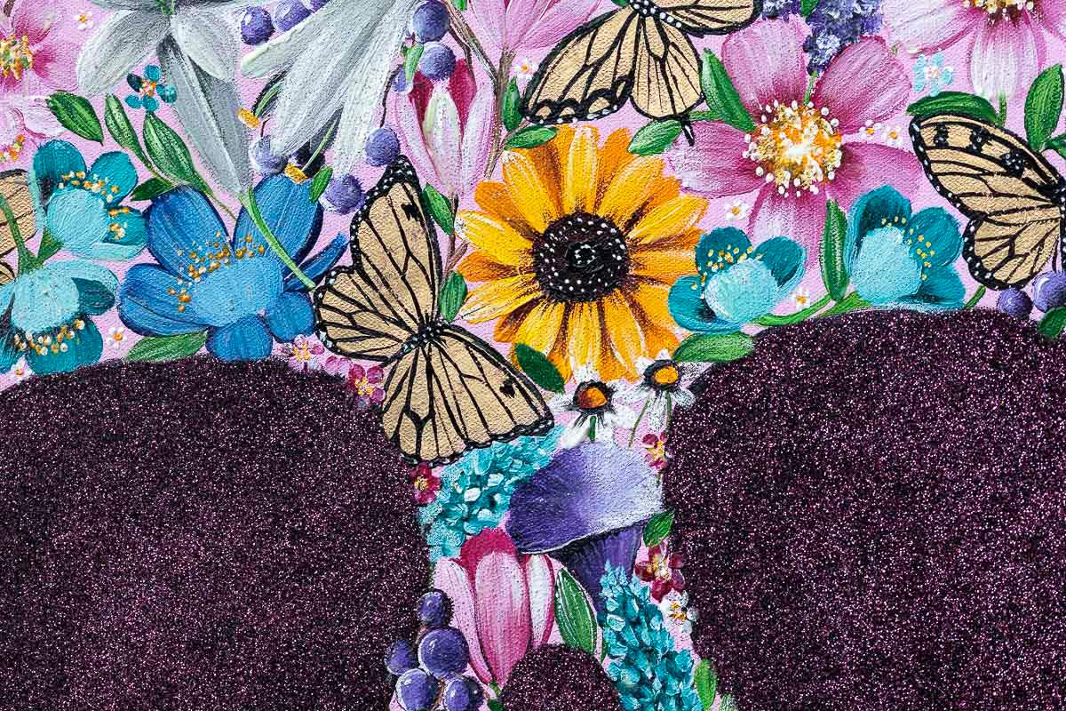 Blossoming Thoughts - Original - SOLD by artist Becky Smith - Wyecliffe Galleries