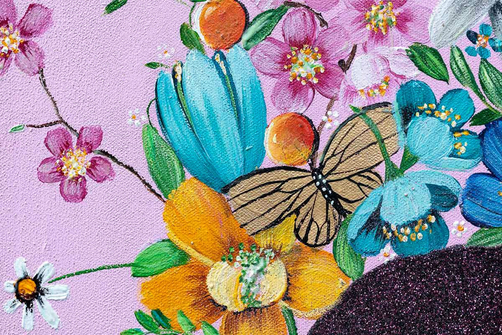 Blossoming Thoughts - Original - SOLD by artist Becky Smith - Wyecliffe Galleries