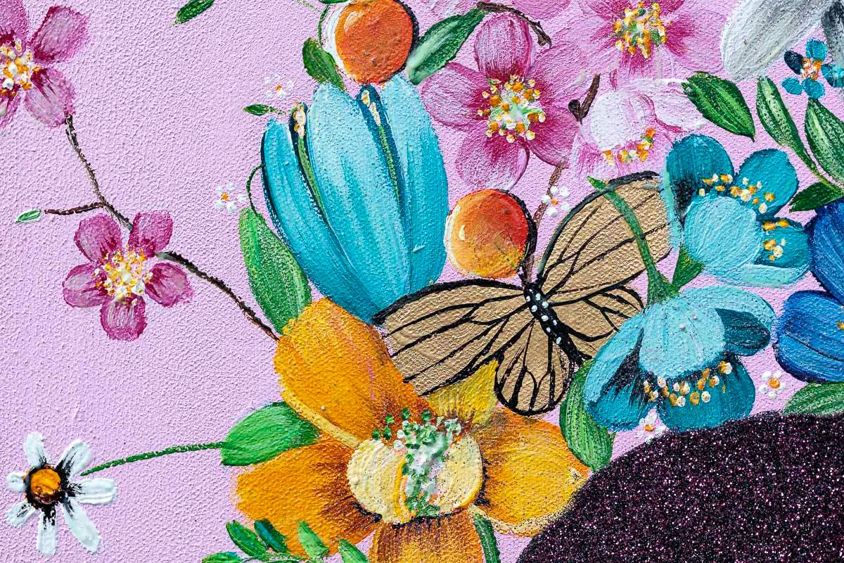 Blossoming Thoughts - Original - SOLD by artist Becky Smith - Wyecliffe Galleries