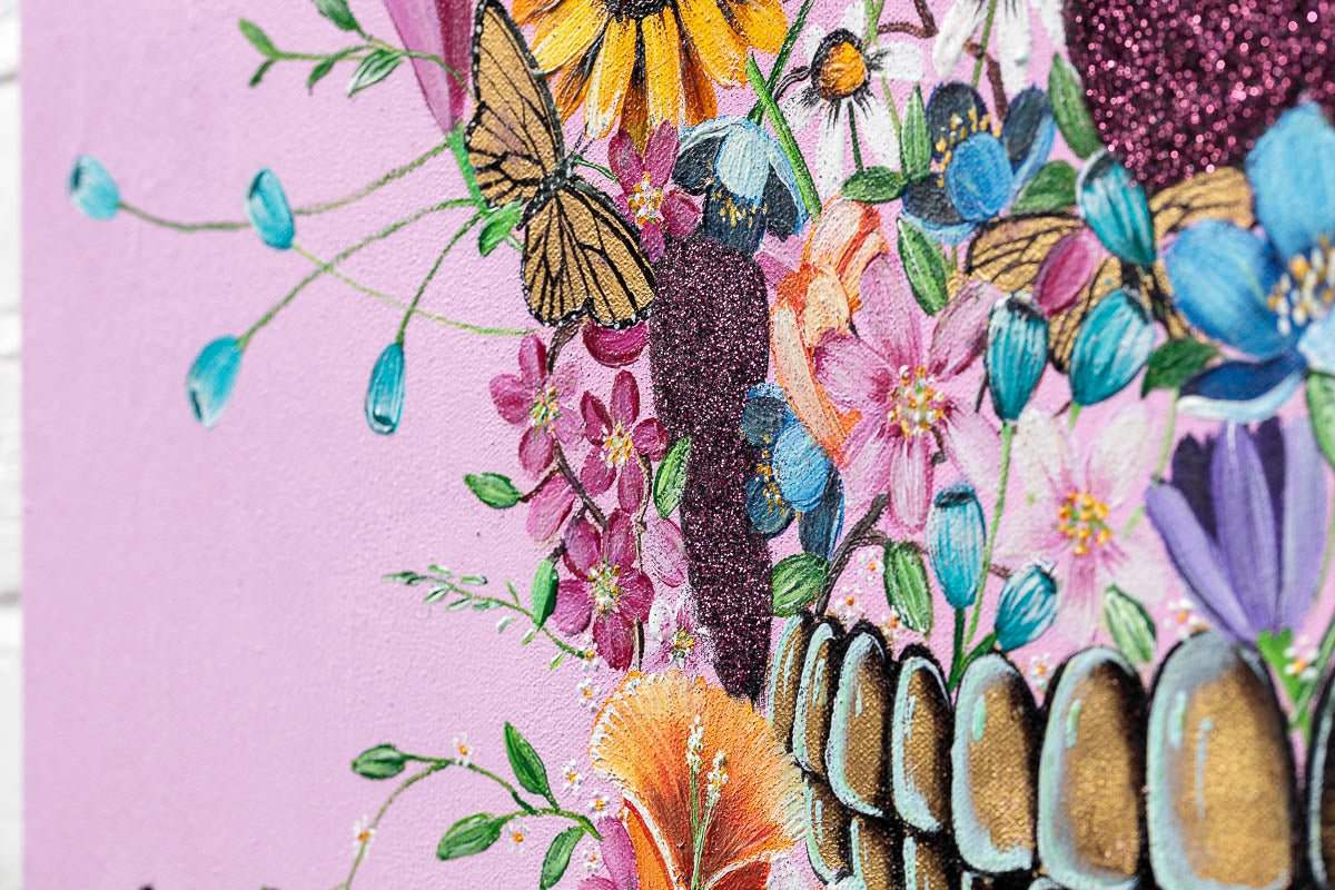 Blossoming Thoughts - Original - SOLD by artist Becky Smith - Wyecliffe Galleries