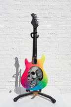 Born to Be Wild – Original Hand Painted Guitar - SOLD by artist Becky Smith - Wyecliffe Galleries