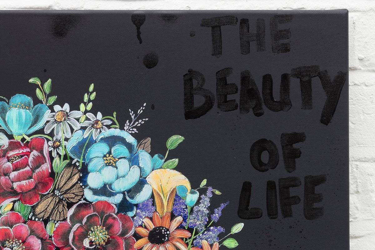 Born To Bloom - Deluxe Edition (Canvas Edition) by artist Becky Smith - Wyecliffe Galleries