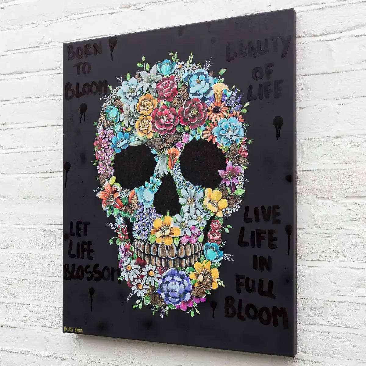 Born To Bloom - Deluxe Edition (Canvas Edition) by artist Becky Smith - Wyecliffe Galleries