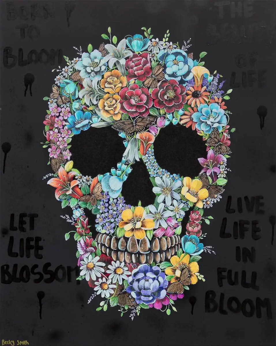 Born To Bloom - Deluxe Edition (Canvas Edition) by artist Becky Smith - Wyecliffe Galleries
