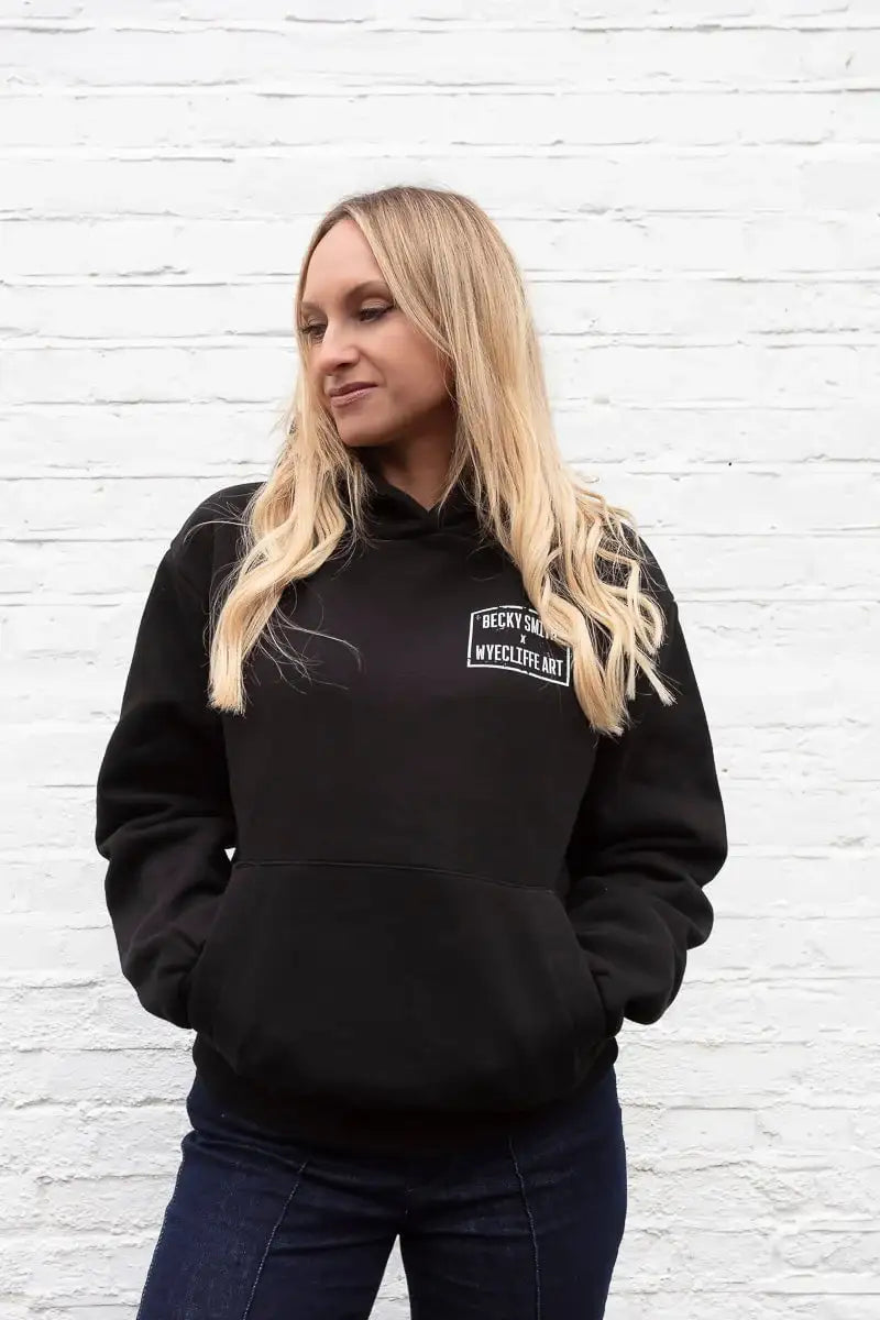 Born to Bloom - Limited Edition Unisex Hoodie - SOLD OUT by artist Becky Smith - Wyecliffe Galleries