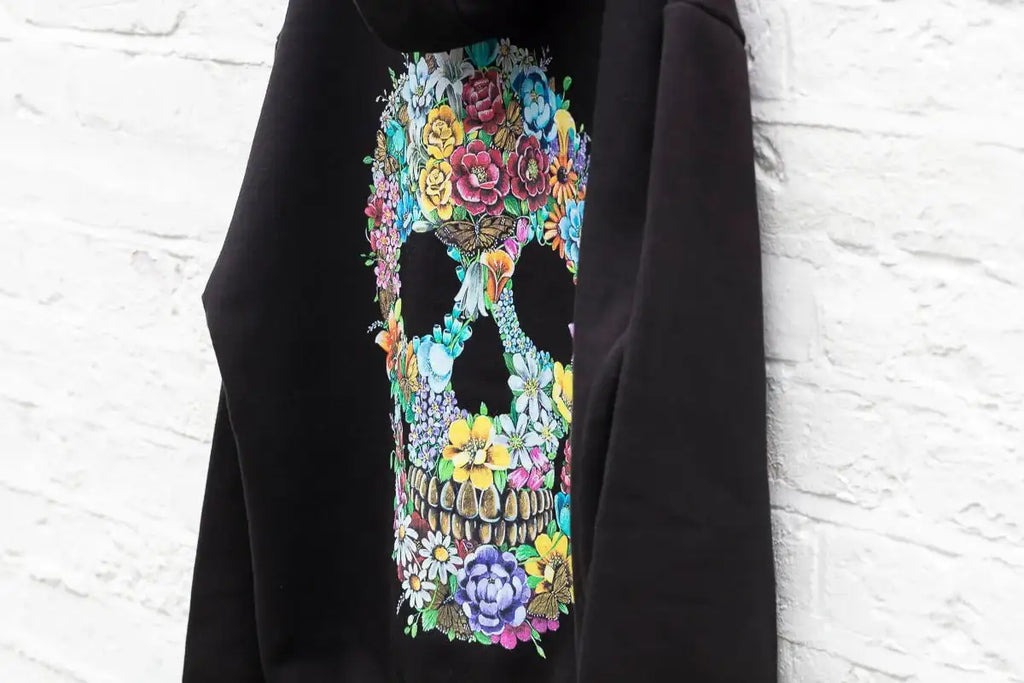 Born to Bloom - Limited Edition Unisex Hoodie - SOLD OUT by artist Becky Smith - Wyecliffe Galleries