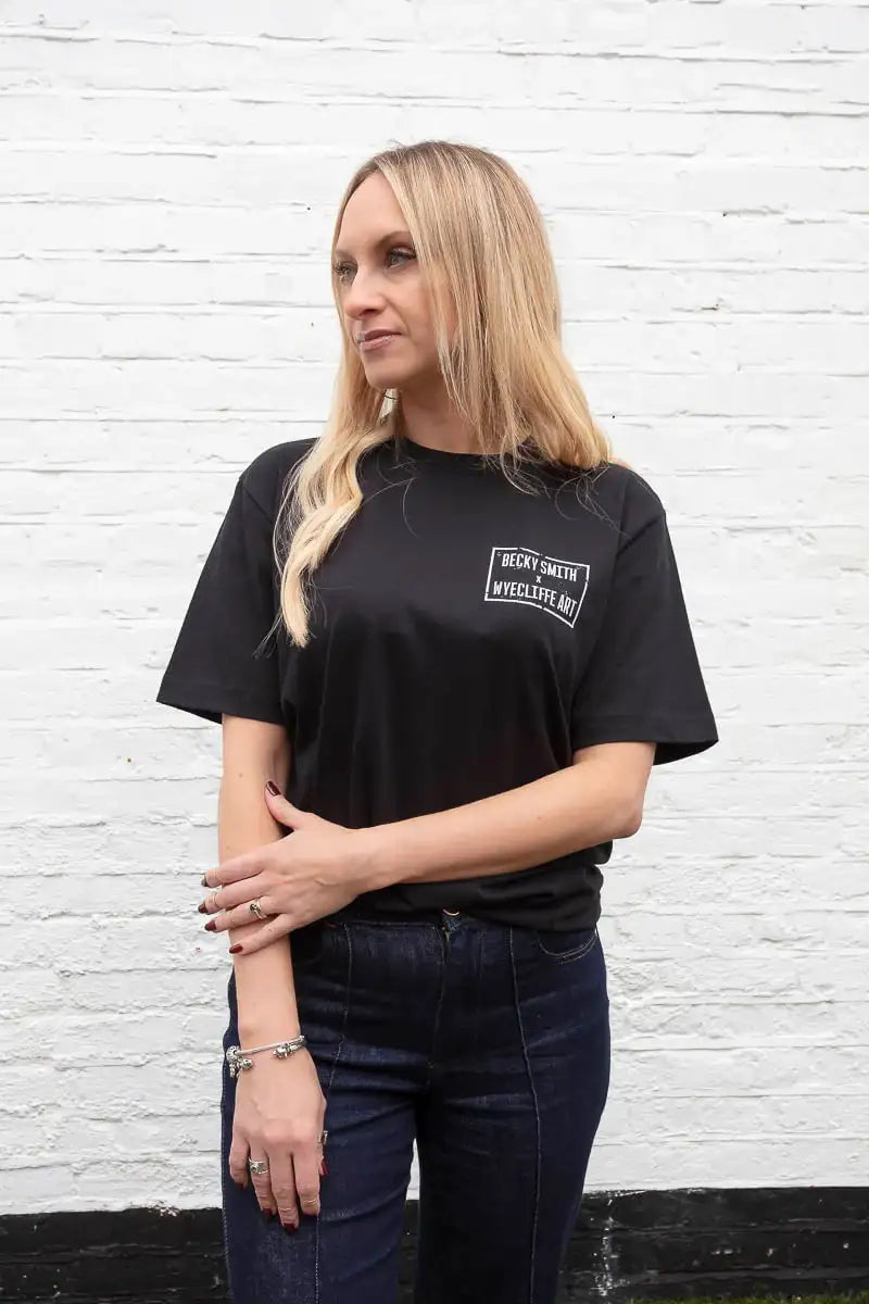 Born To Bloom - Limited Edition Unisex T-Shirt by artist Becky Smith - Wyecliffe Galleries