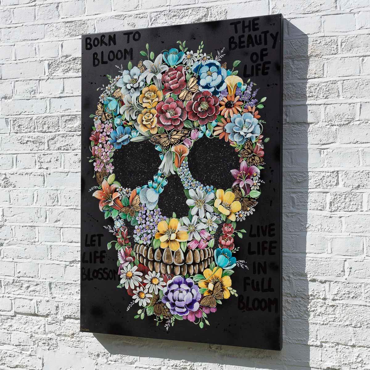 Born To Bloom - Original - SOLD by artist Becky Smith - Wyecliffe Galleries