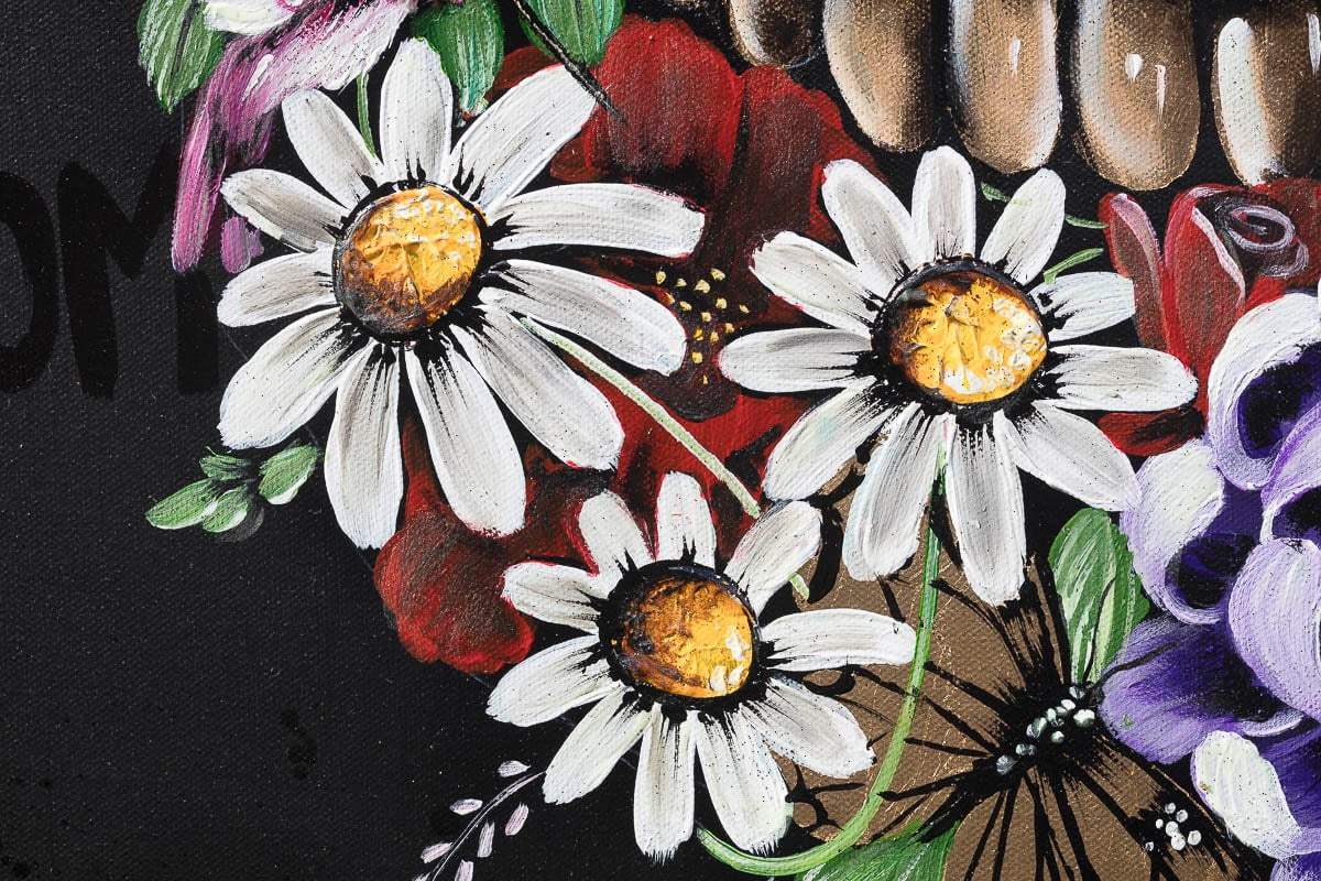 Born To Bloom - Original - SOLD by artist Becky Smith - Wyecliffe Galleries