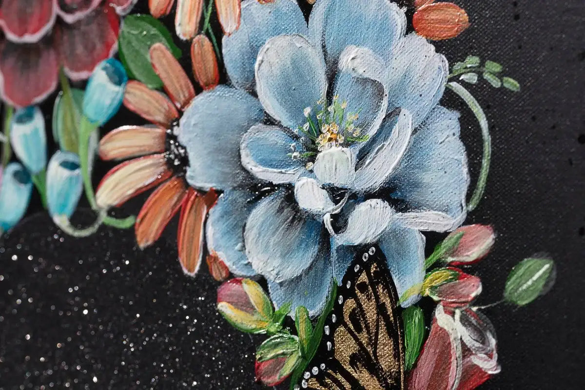 Born To Bloom - Original - SOLD by artist Becky Smith - Wyecliffe Galleries