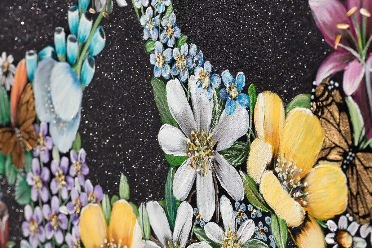 Born To Bloom - Original - SOLD by artist Becky Smith - Wyecliffe Galleries