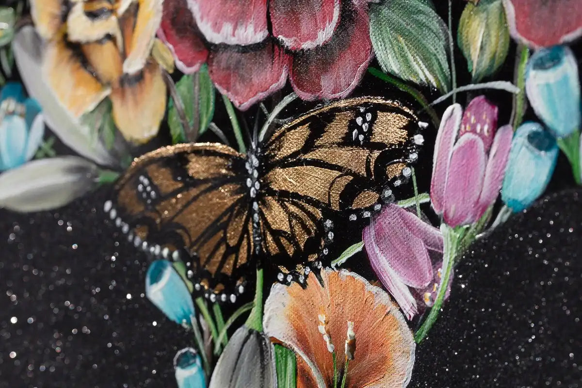 Born To Bloom - Original - SOLD by artist Becky Smith - Wyecliffe Galleries