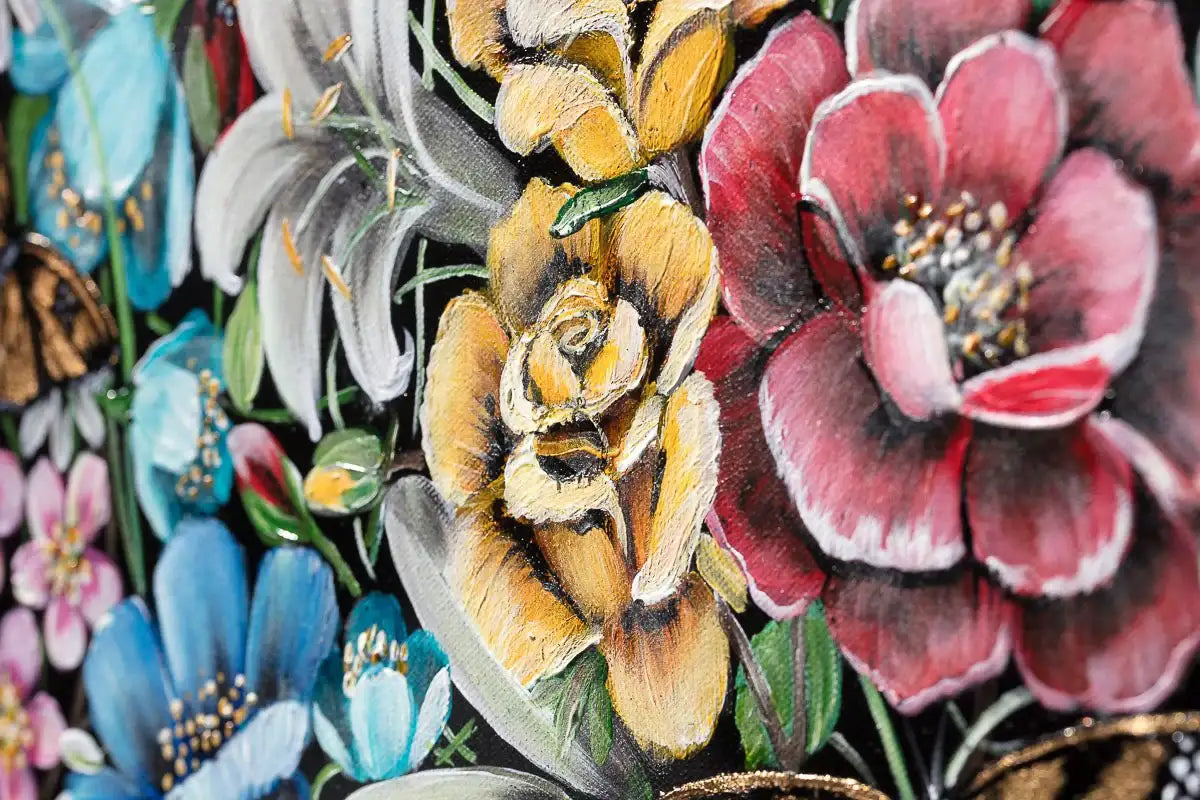 Born To Bloom - Original - SOLD by artist Becky Smith - Wyecliffe Galleries