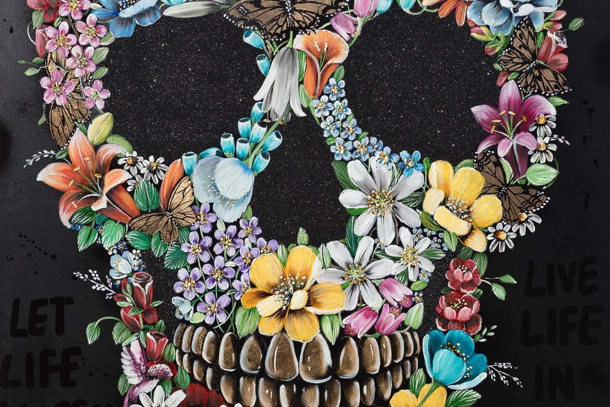 Born To Bloom - Original - SOLD by artist Becky Smith - Wyecliffe Galleries