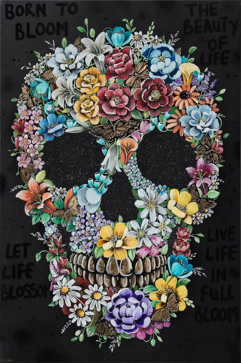 Born To Bloom - Original - SOLD by artist Becky Smith - Wyecliffe Galleries