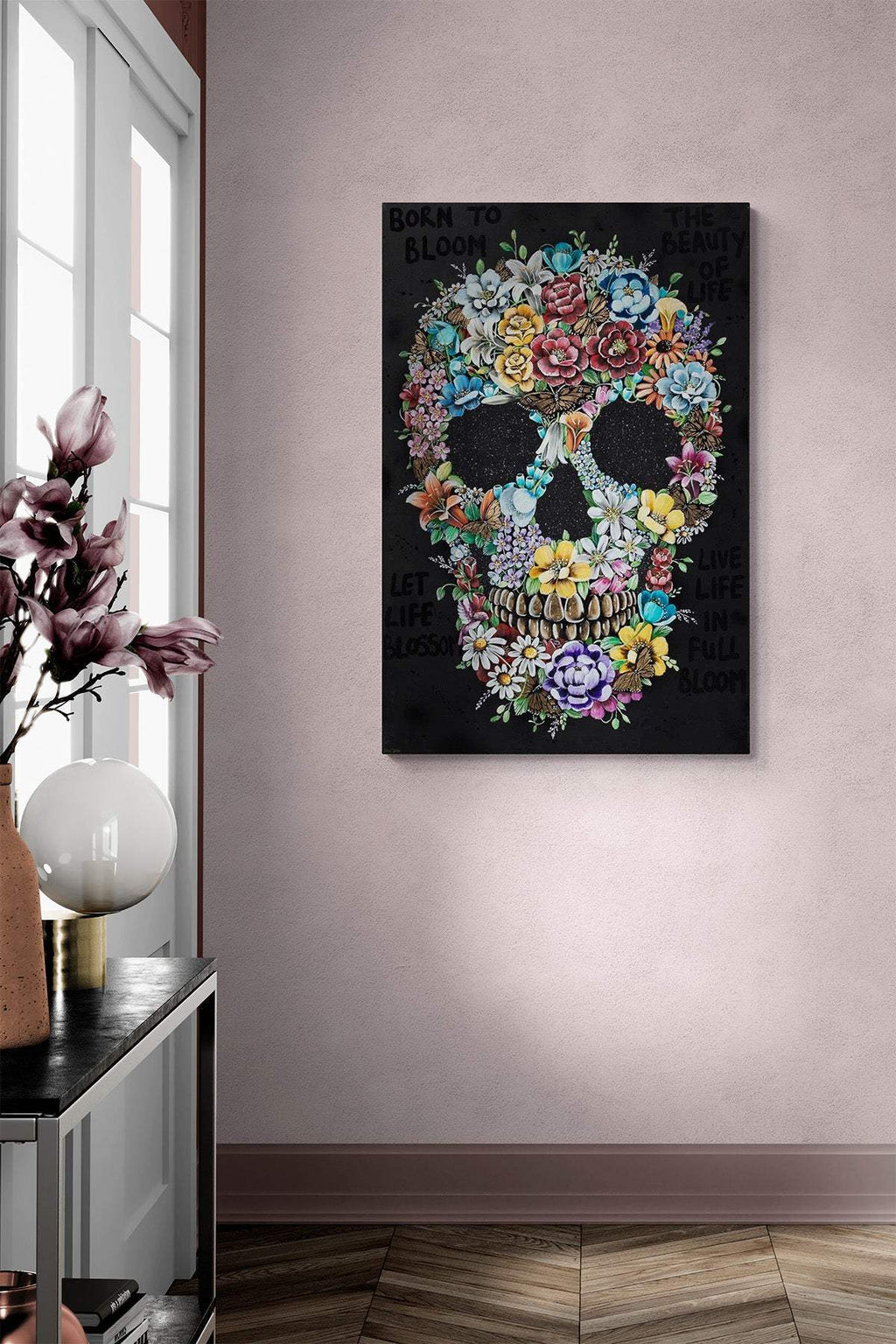 Born To Bloom - Original - SOLD by artist Becky Smith - Wyecliffe Galleries