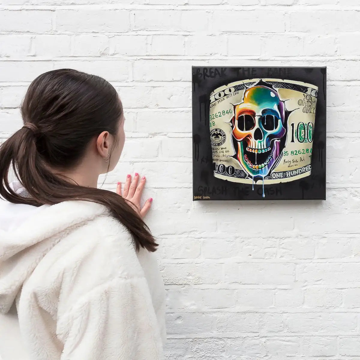 Break The Bank - Original - SOLD by artist Becky Smith - Wyecliffe Galleries